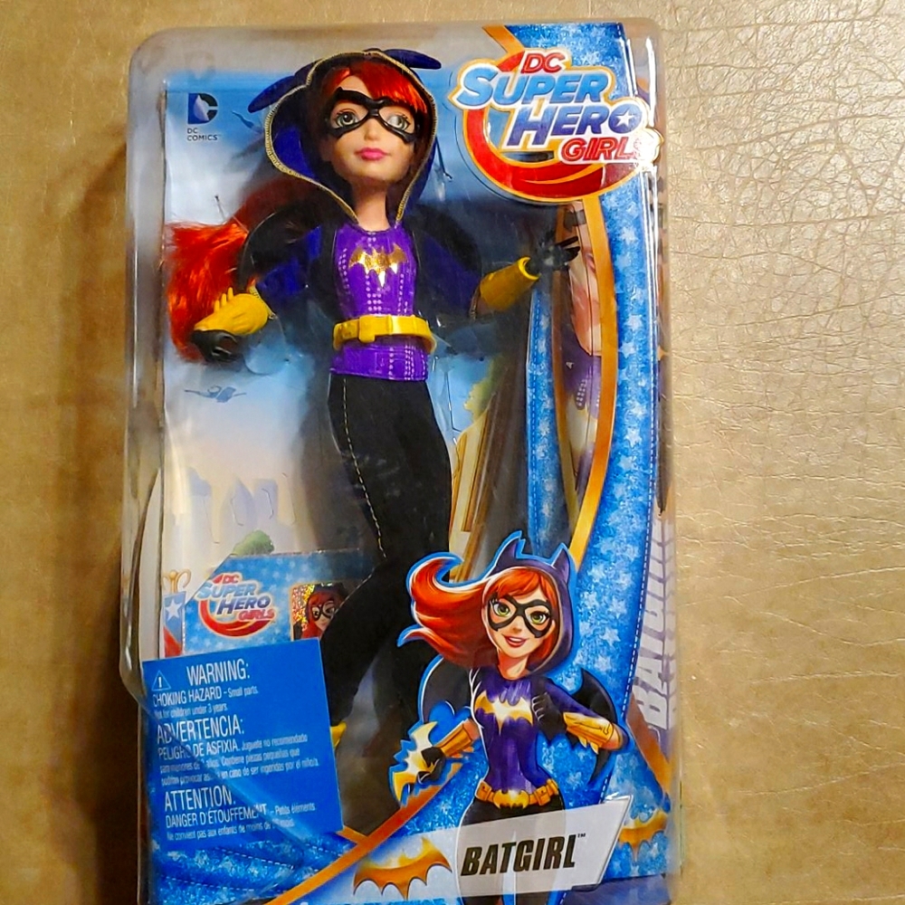 DC super hero girls 12" Batgirl action figure.
